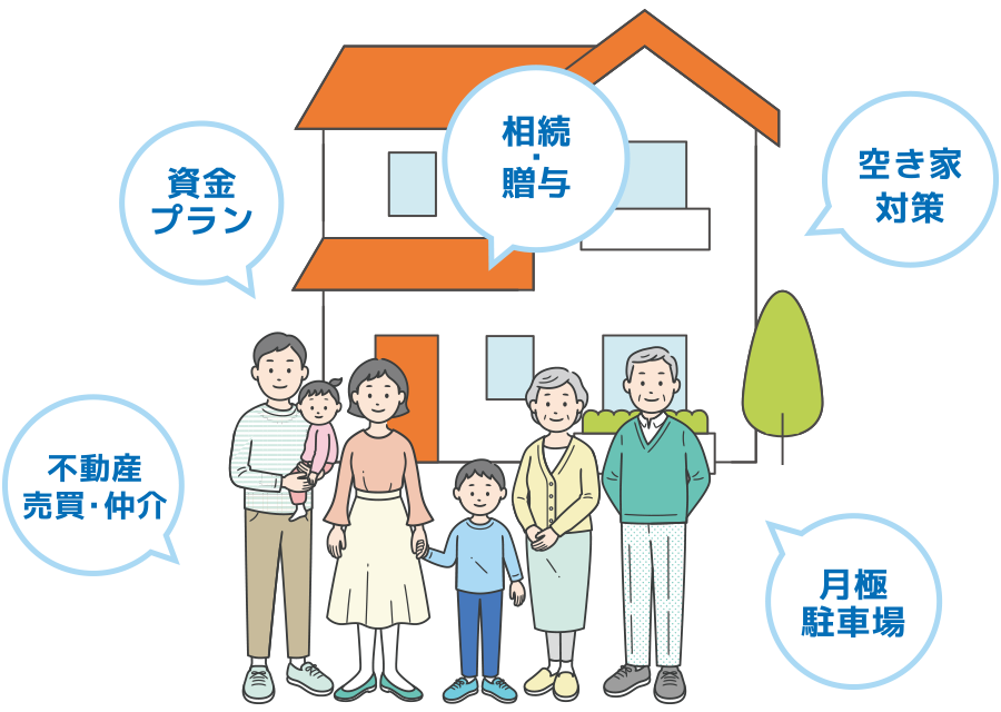 家族のイメージイラスト